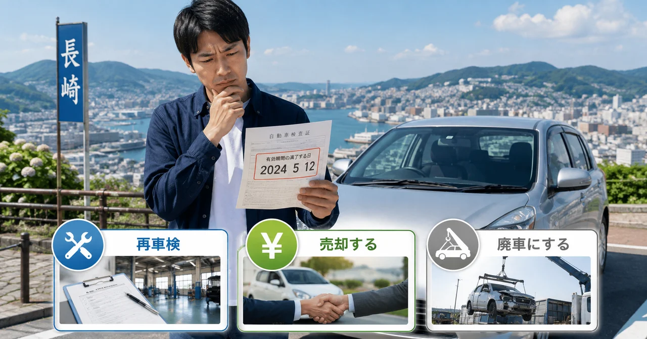 長崎で車検が切れた車はどうする？再車検・売却・廃車の選び方【2026年版】