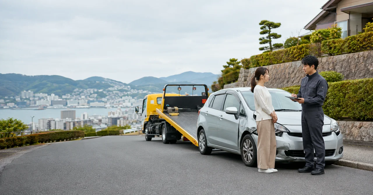長崎で事故車・不動車を売るには？自走できない車の査定・引取・必要書類【2026年版】