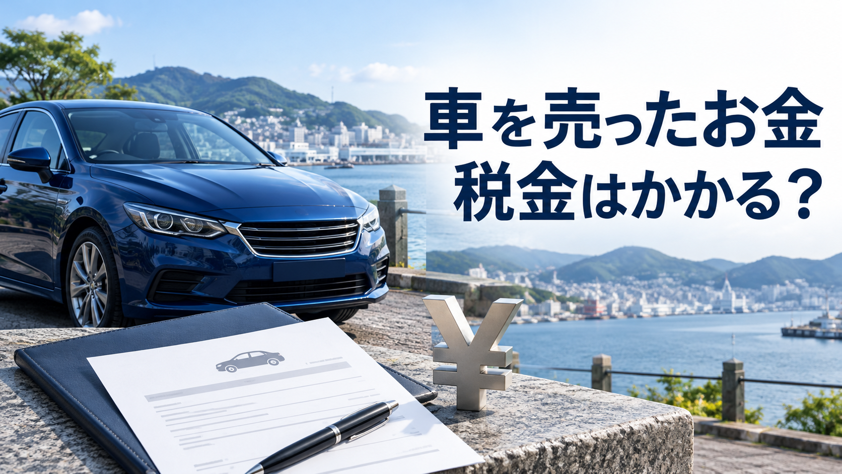 車を売ったお金に所得税はかかる？通勤・買い物用の車と事業用の車の違い、長崎での相談先