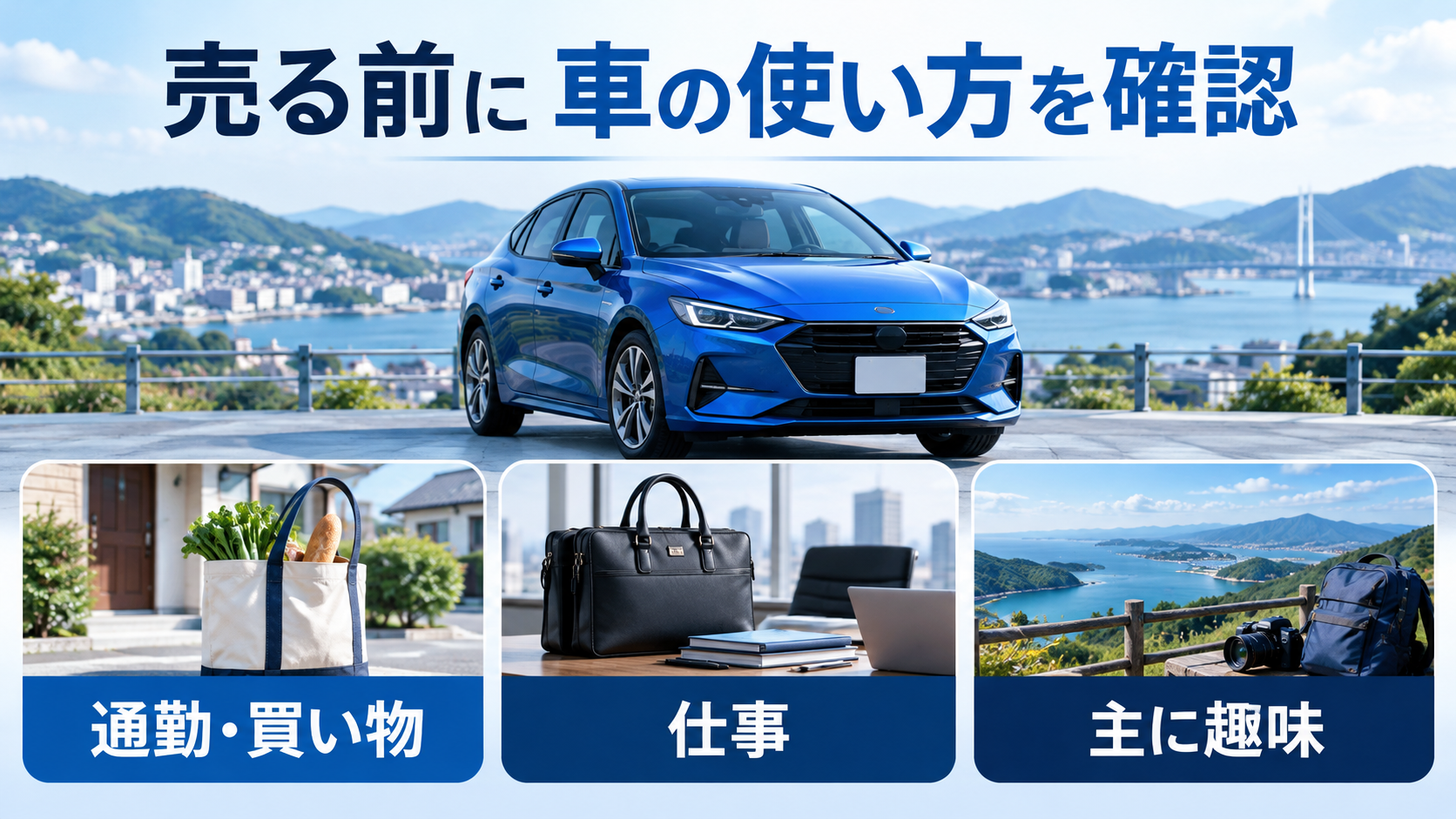 車の使い方で分かれる売却時の税金の考え方