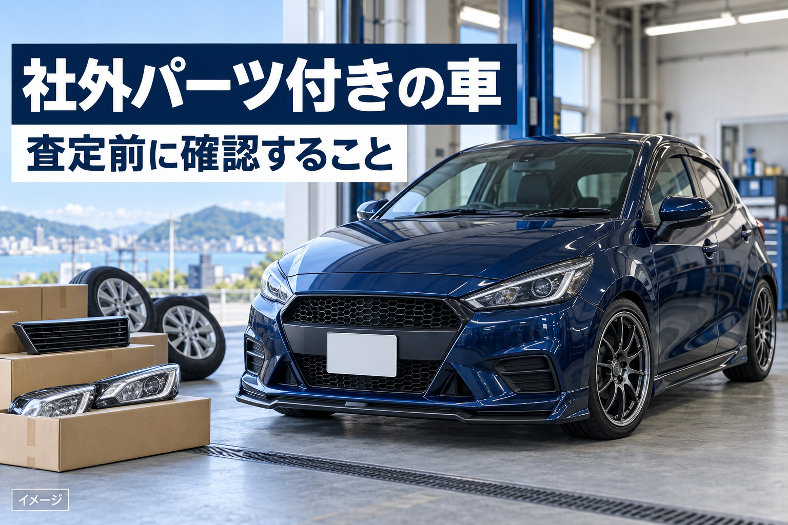 社外パーツを付けた車を売る前に｜長崎で純正に戻すか、そのまま査定に出すかを決める順番